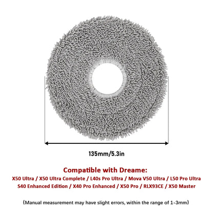Mop Cloths For Xiaomi X10 Plus S10 Plus X20 Plus 5C 5 5Pro Omni 1S Omni 2 M30 Pro M30S OV31GL OV42CN OV21GL Vacuum Mop Parts Beauty World Shop