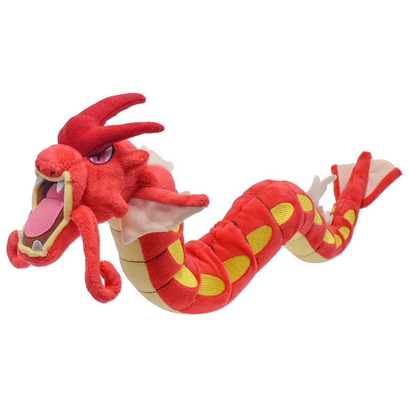 Shiny Gyarados Plush Toys Stuffed Animal Charizard Game for Collectible Gift,Soft Plushies Cartoon Character 23 Inch Red Beauty World Shop