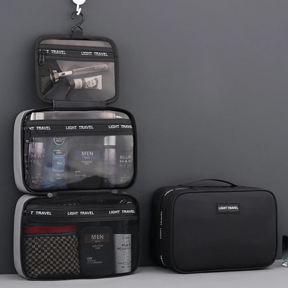 Waterproof Hanging Toiletry Bag Large Capacity Portable Travel Necessaire Case Cosmetic Bag for Men Women Wash Pouch Beauty World Shop