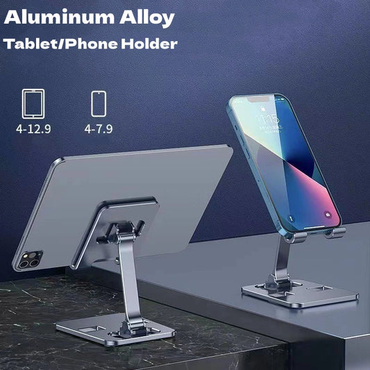 Universal Aluminum Alloy Portable Tablet Holder For iPad Air Pro Mini Tablet Stand Mount Adjustable Flexible Mobile Phone Stand Beauty World Shop