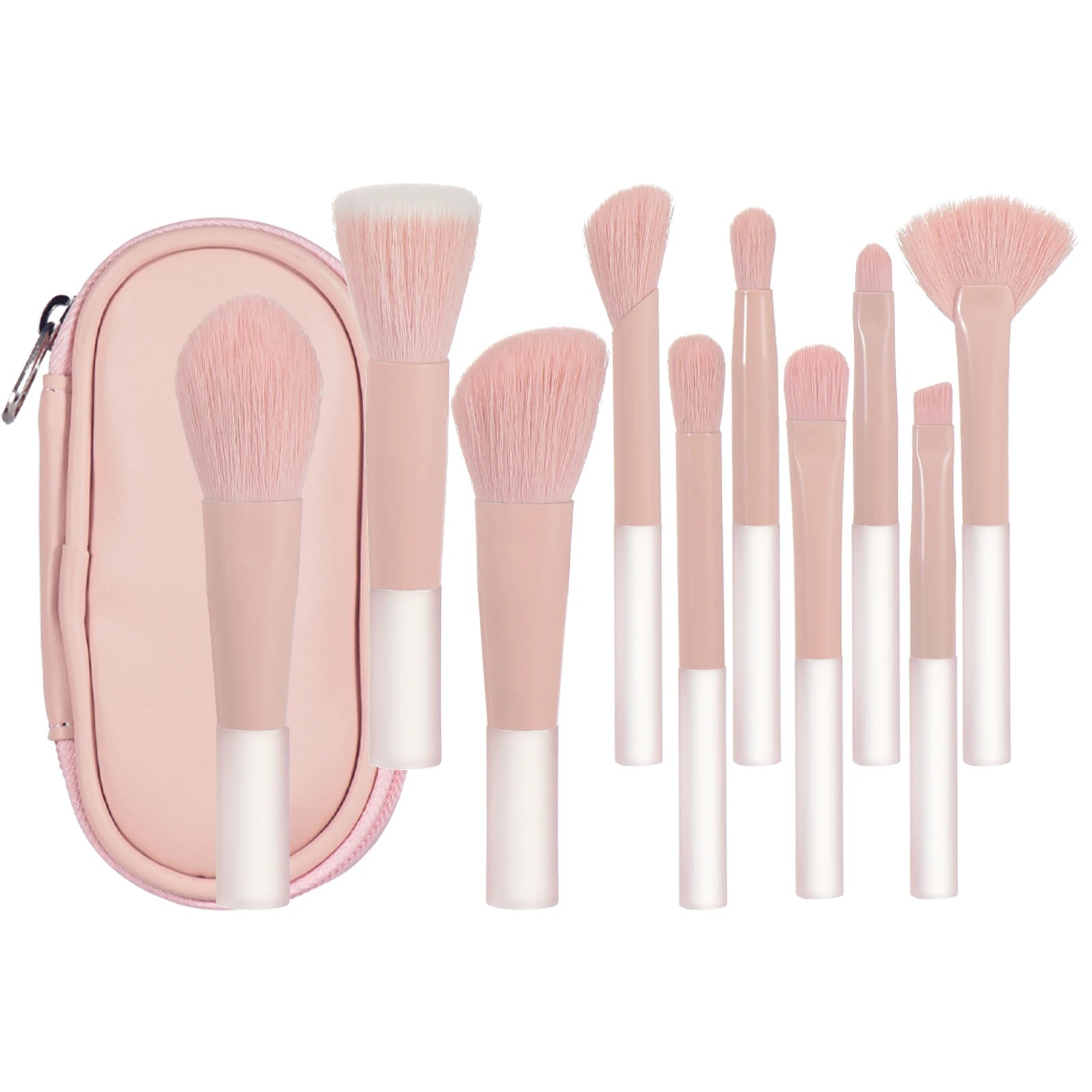 10 color Mini makeup brush Travel portable Makeup Tool Makeup Puff - Palm Brush Professional Makeup tool set Christmas gift Beauty World Shop