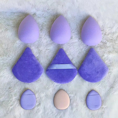 12pc Makeup Sponge Blender Beauty Egg Set Foundation Sponges Liquid Cream Cosmetic Puff Women Make Up Accessories Cosmetics Tool Beauty World Shop