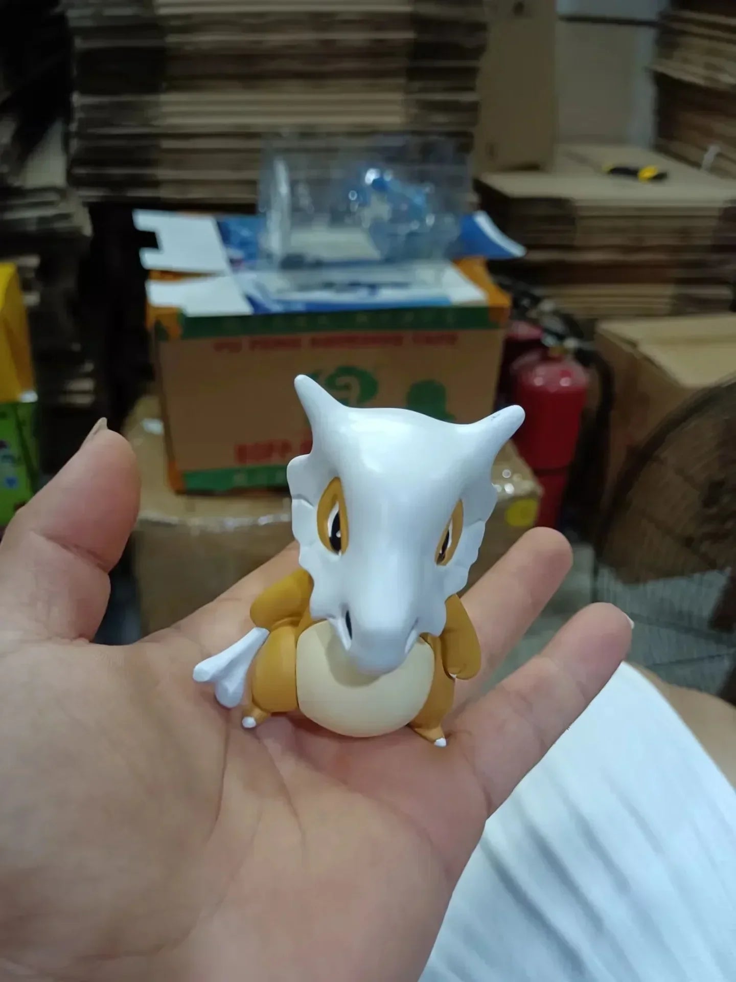 8CM One Piece Pocket Monsters Pokemon Cubone Cute Version Anime Action Figure Toys Beauty World Shop