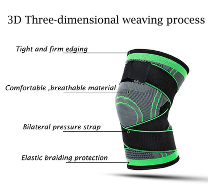 1pc Knee Brace Knee Sleeve Support For Men And Women Knee Pads For Running, Hiking Meniscus Tear Arthritis Joint Pain Relief Beauty World Shop