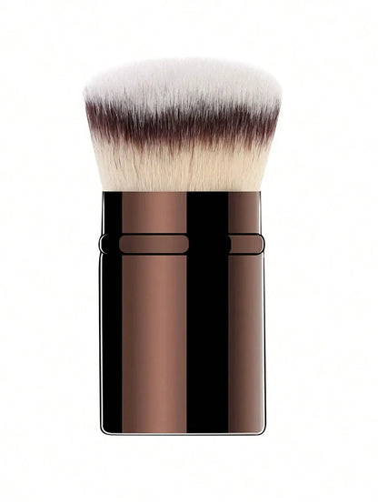 1pc Professional Face Retractable Makeup Brush,Blush Brush Foundation Brush Loose Powder Brush Synthetic Hair Ultra-Soft Doundat Beauty World Shop