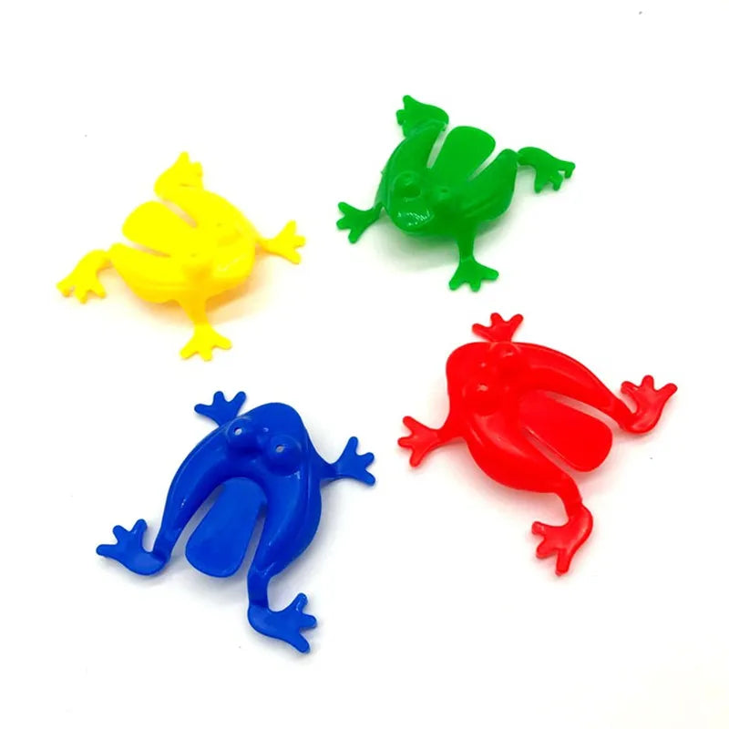 10-20Pcs Jumping Frog Bounce Fidget Toys For Kids Novelty Assorted  Stress Reliever Toys For Children Birthday Gift Party Favor Beauty World Shop