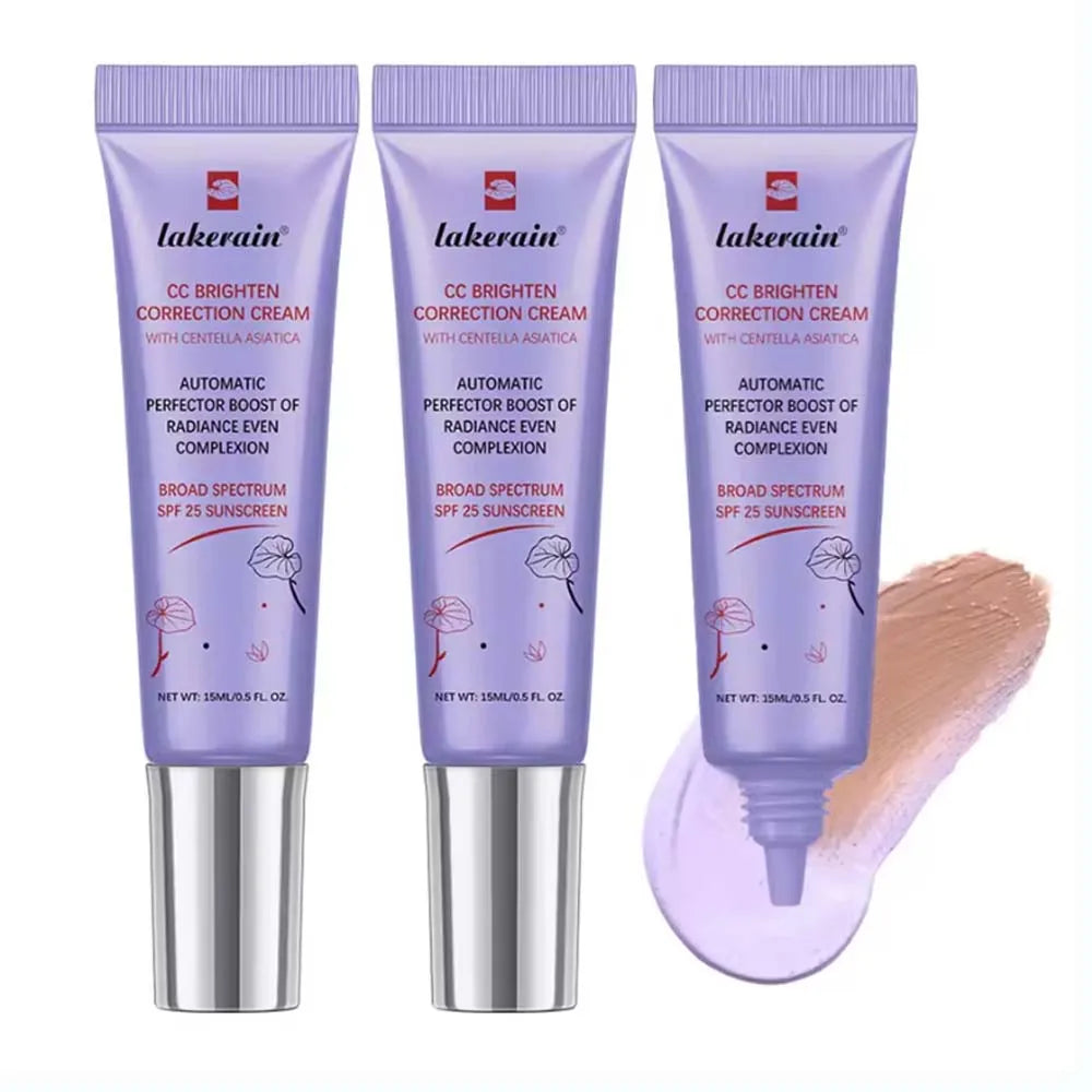 CC Cream Color Changing Liquid Foundation Centella Korean High Coverage Foundation Foundation Cream for Face Base Makeup Beauty World Shop