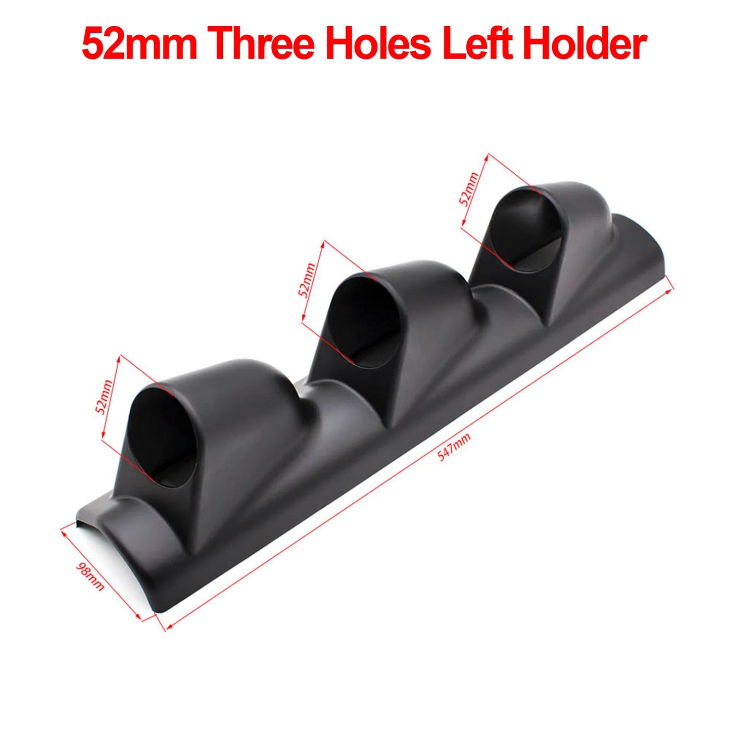 Universal 2INCH Car auto Gauge Holder 52mm manometer support Car Gauge Pod for Left Right Drive Car for 2 Inch 52mm Gauges Beauty World Shop