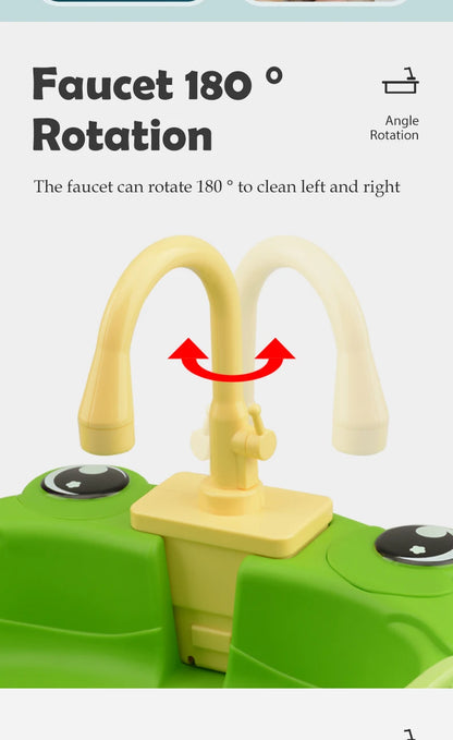 Dishwasher Toys, Kitchen Sink Electric Playing with Running Water  Automatic Water Cycle System Simulated kitchen accessories Beauty World Shop