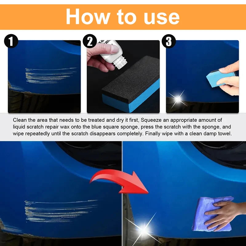 Car Scratch Remover Paint Care Tools Auto Swirl Remover Scratches Repair Polishing Auto Body Grinding Compound Anti Scratch Wax Beauty World Shop