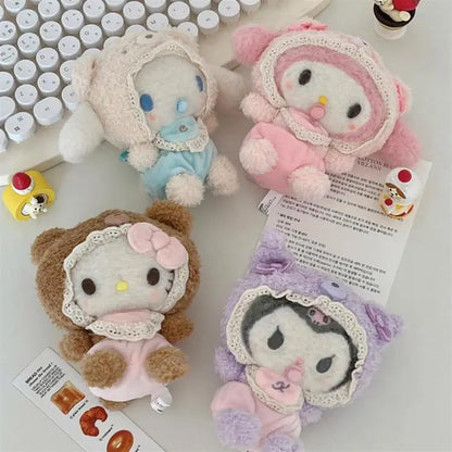Kawai Latte Kuromi My Melody Cinnamoroll Nipple Baby 10Cm Plush Doll Pendant Ornaments Cute Gift Beauty World Shop
