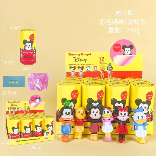Disney ainme Hipper Angel Blind Box Computer Mobile Phone Decoration Ornaments Kawaii Mini Figure Anime Model Beauty World Shop