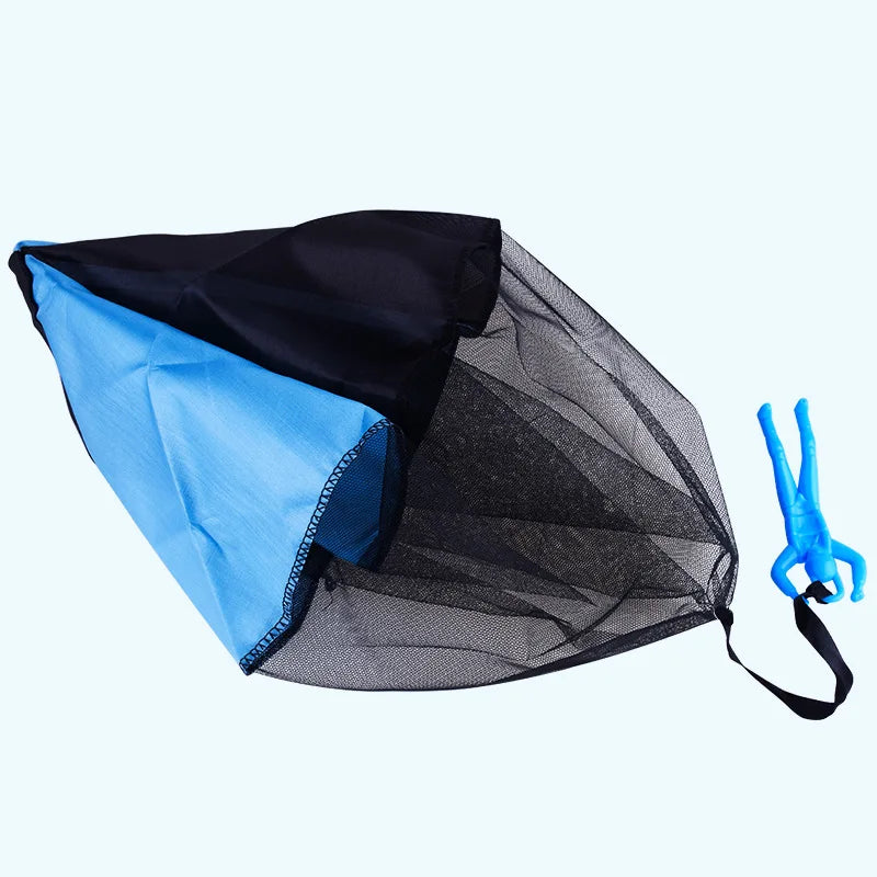 1pcs Hand Throwing Parachute Outdoor Funny Toys Game Play Toys for Fly Parachute Sport with Mini Soldier Toys Beauty World Shop