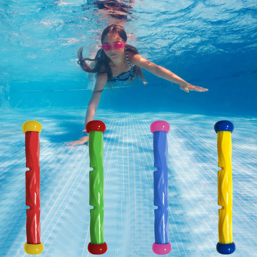 Kids Diving Game Toys Set Underwater Diving Toys Cartoon Pool Throwing Toys Water Sports Toy Set Swimming Pool Accessories Beauty World Shop