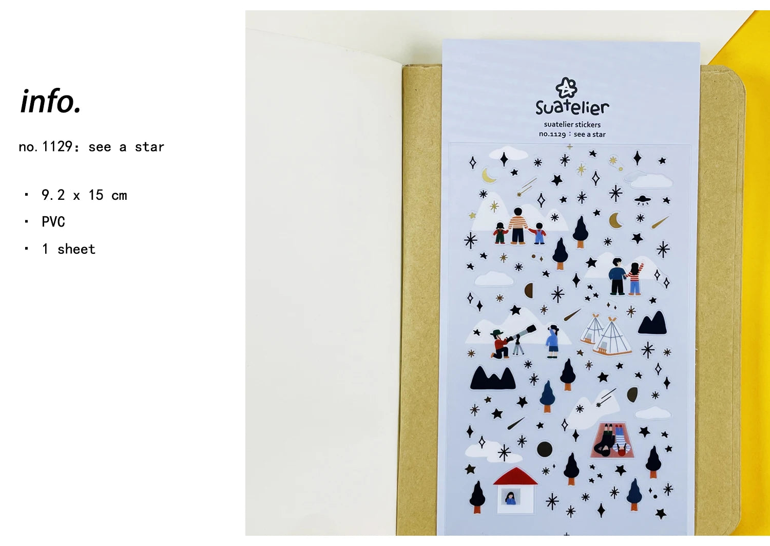 Korean Import Suatelier Travel Home Life Study Friend Stickers Scrapbooking Diy Journaling Diary Stationery Sticker School Gift Beauty World Shop