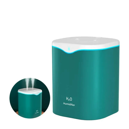 2000ML USB Air Humidifier Double Spray Port Essential Oil Aromatherapy Diffuser Cool Mist Maker Fogger for Home Office Beauty World Shop