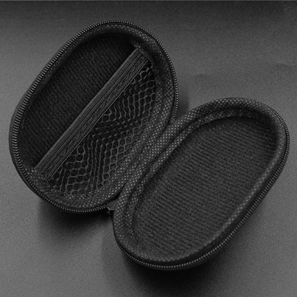 1-20PCS KZ Earphones Oval Storage Bag Wired Headphones PU Zipper Storage Box Portable Hold Case Container for KZ BA10 AS10 ES4
