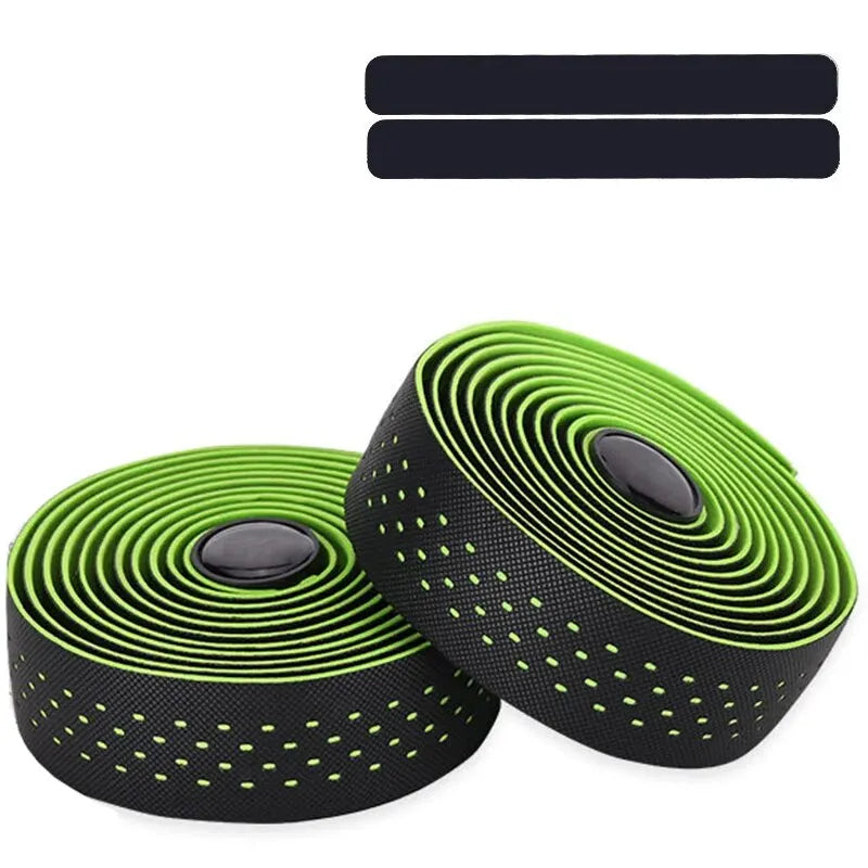 New Road Bike Handlebar Tapes Shock-absorbing Cycling Anti-slip Handlebar Bar Tape Wear-Resistant Bicycle Strap Bikes Belt Beauty World Shop