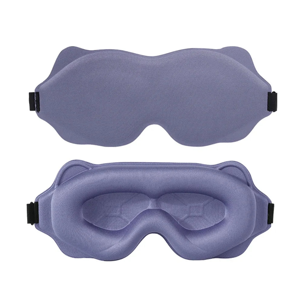 3D Sleeping Mask Block Out Light Soft Padded Sleep Mask For Eyes Slaapmasker Eye Shade Blindfold Sleeping Aid Face Mask Eyepatch Beauty World Shop