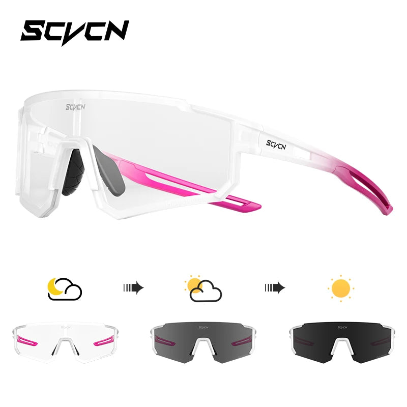 SCVCN Fashion Sunglasses for Men Sport Cycling Glasses Bike Bicycle Hiking Camping Golf UV400 Protection Glasses Women Baseball Beauty World Shop
