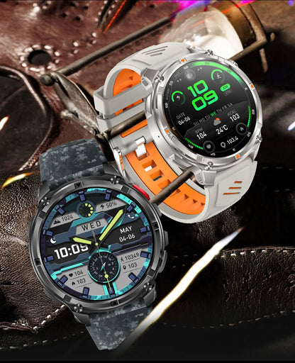 2026 New T-Rex3 Pro 1100mAh Battery Smart Watch GPS path 5ATM Waterproof Sports Run tracker Outdoors Compass Military Smartwatch Beauty World Shop