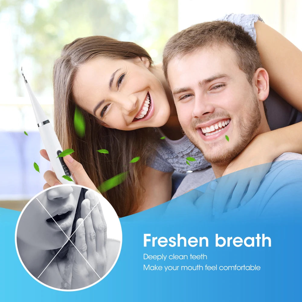 Electric Teeth Whitening Dental Calculus Scaler Plaque Coffee Stain Tartar Removal High Frequency Sonic Toothbrush Teeth Cleaner Beauty World Shop