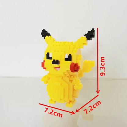 75 Style Building Blocks Assembly Anime Picachu Charizard Doll Blastoise Bulbasaur Gengar Bricks Figures Toy for Kid Gift Beauty World Shop
