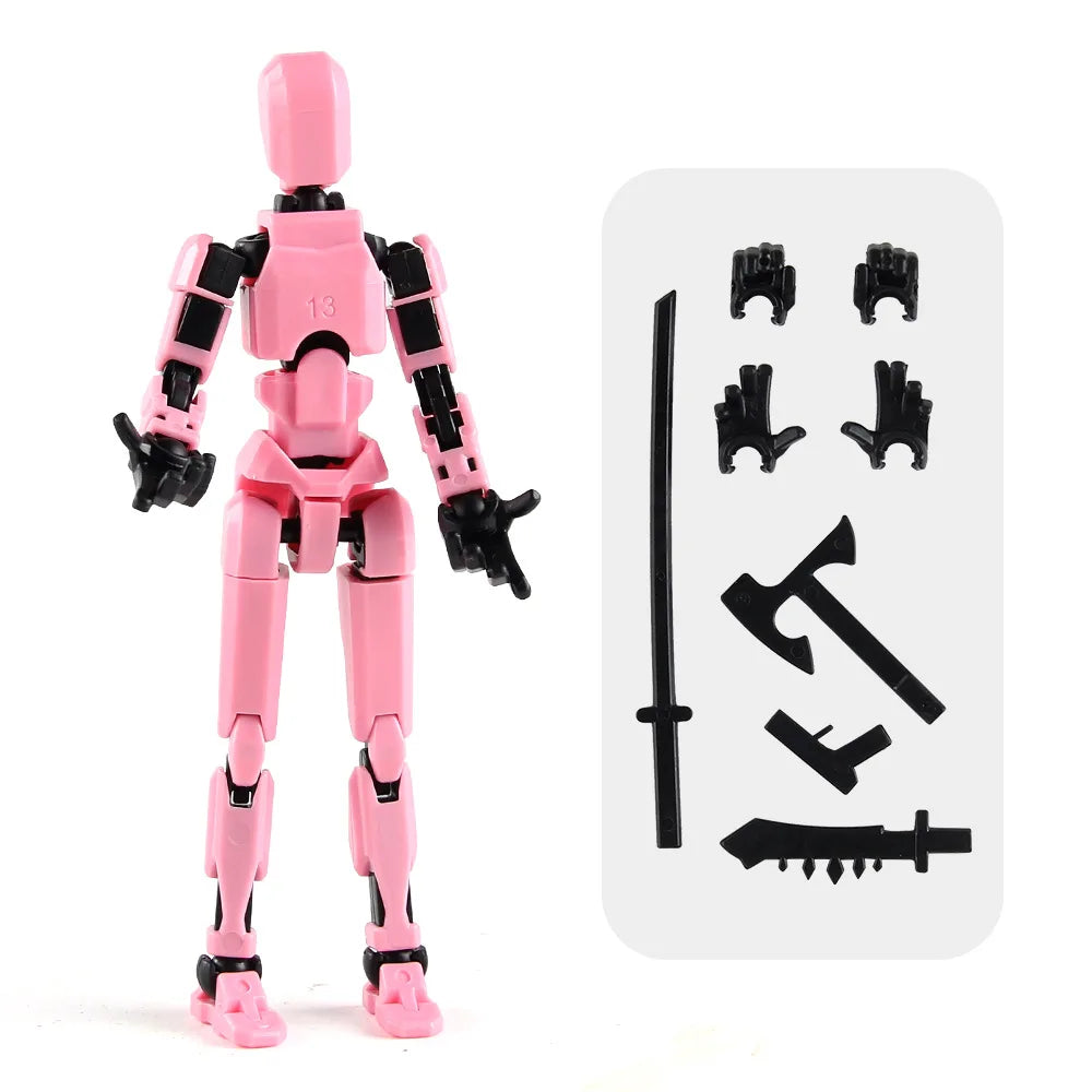 3D Multi-Jointed Movable Shapeshift Robot Joint Dog Creative Printed Mannequin Dummy Action Model Doll Toys for Children's Gifts Beauty World Shop