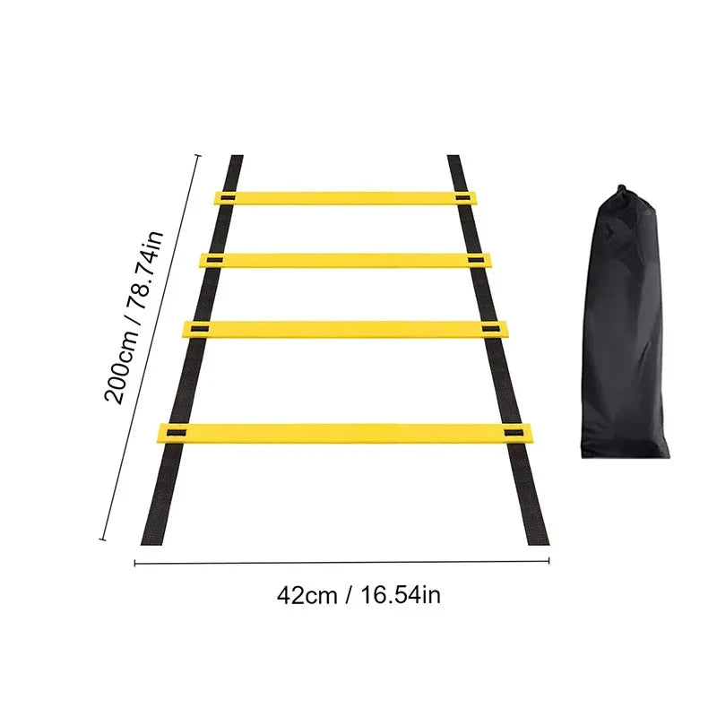 Agility Ladders Nylon Straps For Speed Training And Sports Flexibility Agility Football Training Energy Ladder Equipment Beauty World Shop