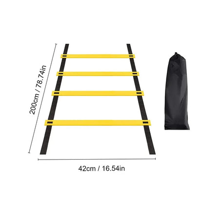 Agility Ladders Nylon Straps For Speed Training And Sports Flexibility Agility Football Training Energy Ladder Equipment Beauty World Shop