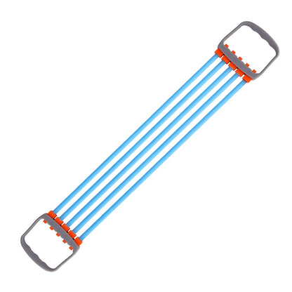 Full Body Workout Set - Chest Expander with 5 Removable Resistance Bands for Pilates, Push Ups, and Muscle Training - Strengthen Beauty World Shop