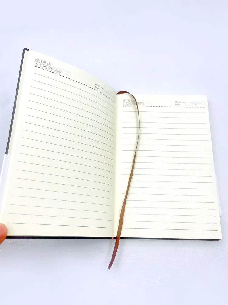 A5 A6 Sheepin Notebook Leather Office Journal Diary Notepad Stationery Student Class Lined NoteBook 160 Pages/240 Pages Beauty World Shop