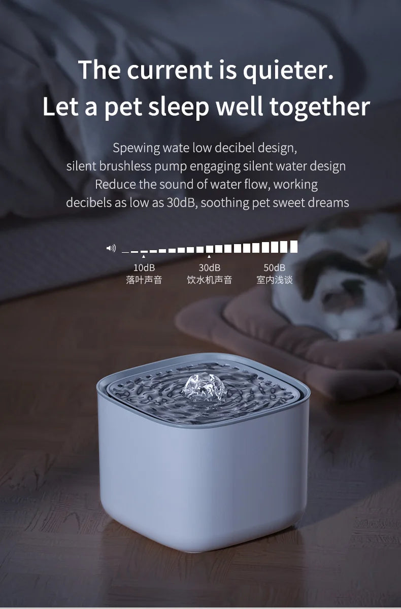3L Cat Water Fountain Auto Recirculate Filter Large Capacity Filtring Cats Water Drinker USB Electric Mute Cats Water Dispenser Beauty World Shop