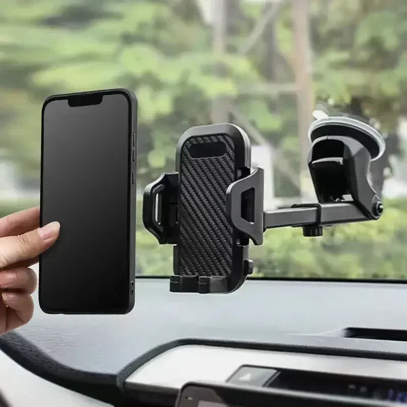 360° Windshield Car Phone Holder Car Dashboard Mobile Cell Support Bracket Universal Sucker for iPhone 16 15 14 Samsung Xiaomi Beauty World Shop