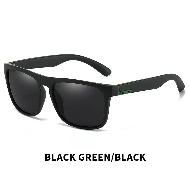 Fashion Vintage Square Polarized Sunglasses Men Women Driving Fishing Luxury Brand Designer Sun Glasses Driver's Eyewear UV400 Beauty World Shop