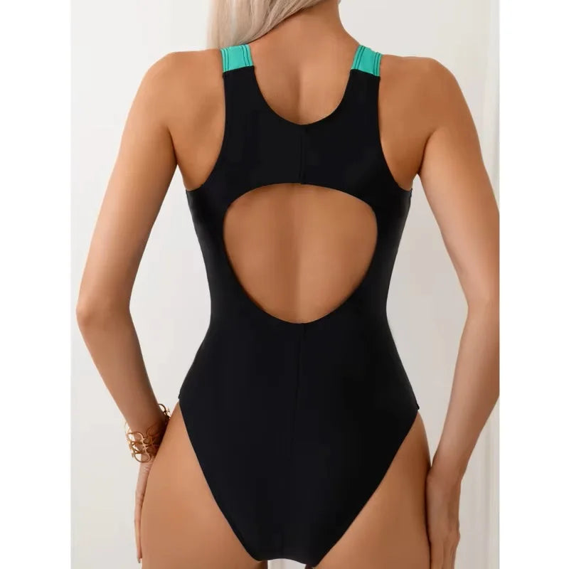 Summer Sexy One-Piece Swimsuits Closed Women's Swimwear Sports For Swimming Wear Body Bathing Suits Beachwear Pool Bather 2025 Beauty World Shop