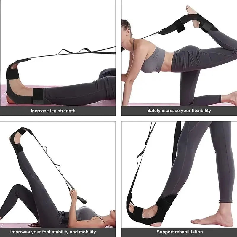 Yoga Stretching Bands Relieve Leg and Foot Tension, Yoga, Pilates, and Rehabilitation Training Leg and Foot Stretching Bands Beauty World Shop