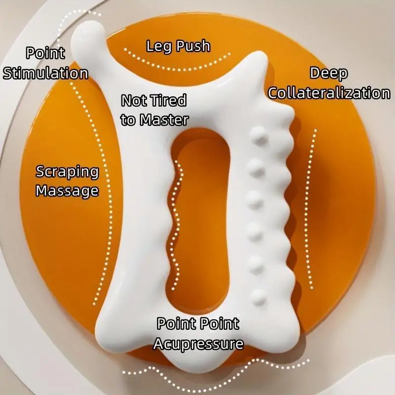 Ergonomic Versatile Handheld Gua Sha Board for Face & Body - Non-Ceramic, Gua Sha Massage Tool, Relaxation and Beauty Massager Beauty World Shop