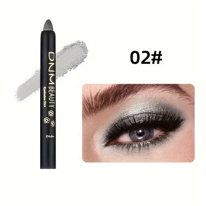 Shimmery Monochrome Eyeshadow Pencil - Waterproof, LongLasting Eye Makeup in Black, Blue, Pink, Purple, Fair - 9 ColorGlitter Ey Beauty Trend Shop