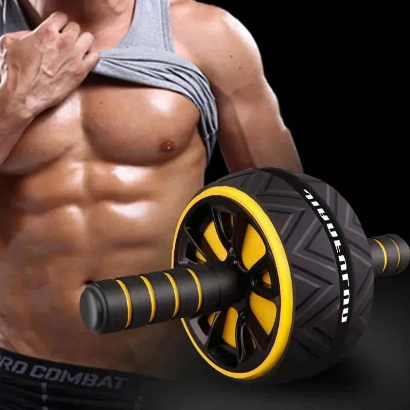 Ab roller abdominal wheel fitness equipment for exercise, suitable for both men and women, dual-wheel silent ab roller. Beauty World Shop