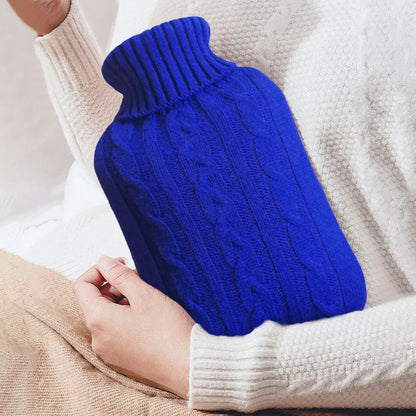 2L Hot Water Bottle Cover Rubber Hot Water Bags Winter Plush Hand & Feet Warmer Explosion-Proof Water Bottle Cover For Hot Water Beauty World Shop