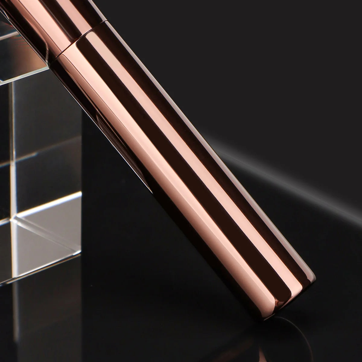 1pc Professional Foundation Brush Set, Beveled Tubular Makeup Brush, Makeup Tools With Soft Fiber For Easy Carrying, Brush For T Beauty World Shop