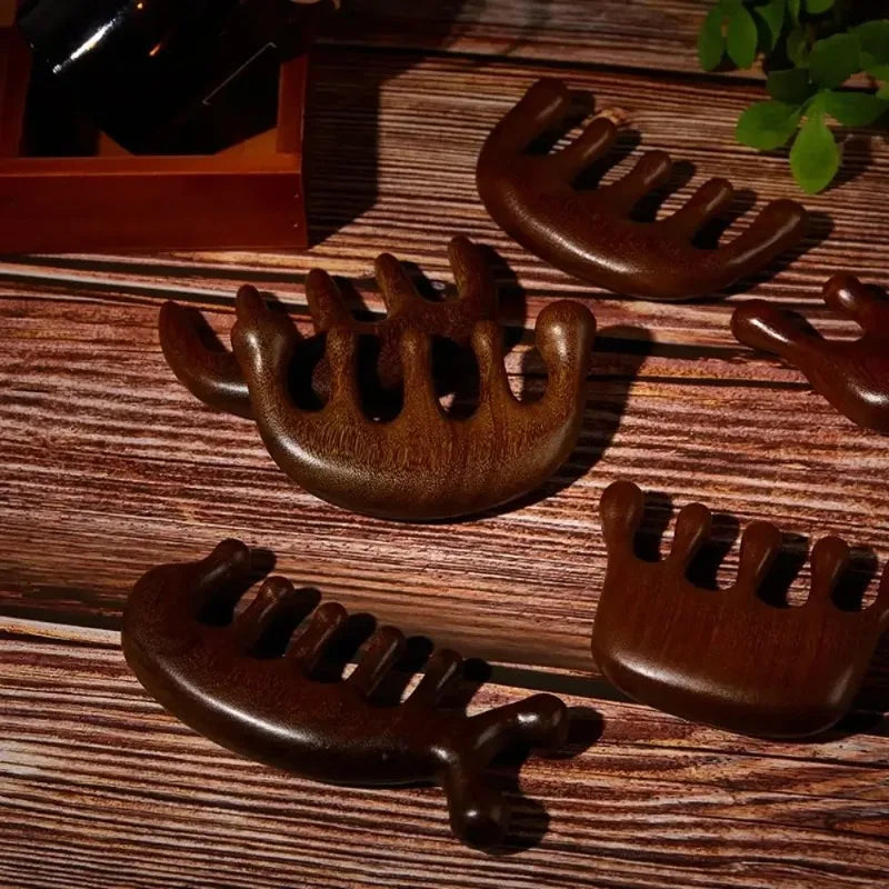 Gua Sha Massage Comb, Head and Face Scalp, Natural Facial Massager, Wide Tooth, Guasha Scraping, Body Massage Beauty Trend Shop