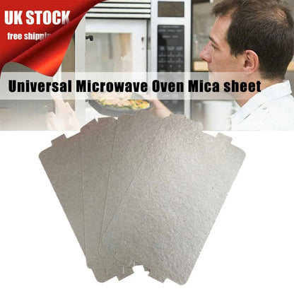 5pcs Universal Microwave Oven Mica Sheet Kitchen Accessories Wave Guide Waveguide Cover Sheet Plates 11.6 X 6.5cm Beauty World Shop