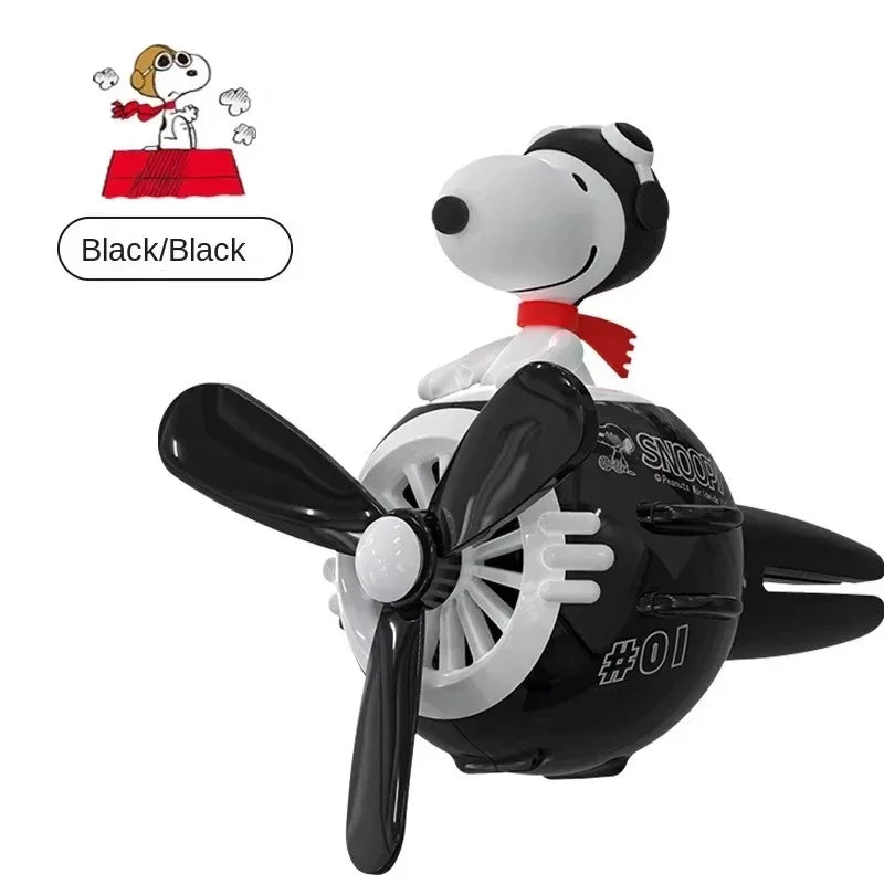 Snoopy Air Freshener Flying Propeller Pilot Series Car Accessories Anime Figures Aromatherapy Fragrance Diffuser Car Decor Gifts Beauty World Shop