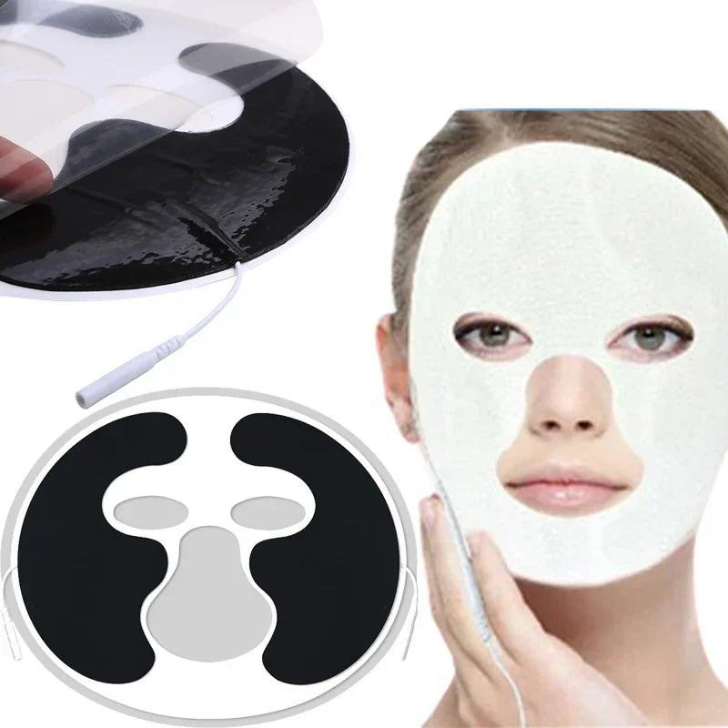 Facial Electrode Pads Gel Non-woven Patch Self-adhesive Acupuncture Electric Massager Digital Machine Beauty World Shop