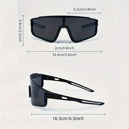 1/2pcs Oversized Wrap Frame Fashion Glasses Y2K Fashion Glasses Unisex Eyewear for Music Festivals Casual Eyewear Beauty World Shop