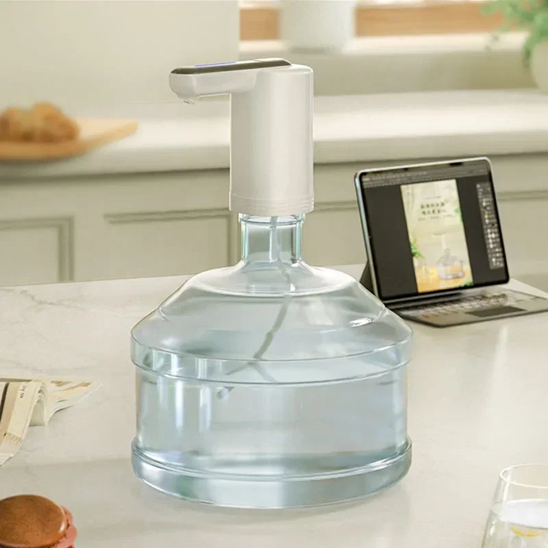 Double Pumps Powerful Automatic Water Dispenser Portable Water Gallon Bottle Switch Pump USB Charging for Home Kitchen Office Beauty World Shop