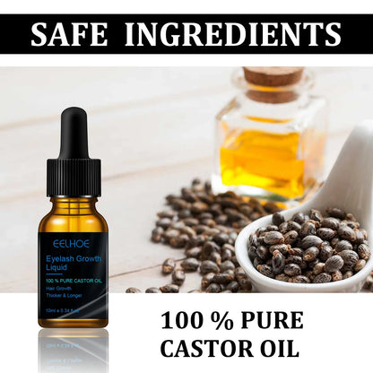 Eyebrows Natural Thick Slender Curl Curl Moist Natural Castor Oil Growth Liquid Serum Extension Eyelash Female Makeup Product Beauty World Shop