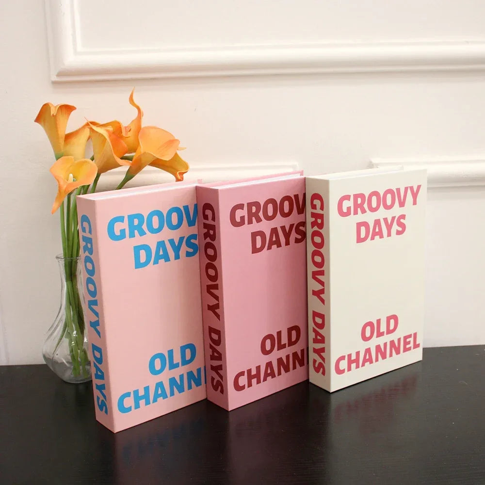 3Pcs Foldable Fashion Fake Books Living Room Decoration Designer Books Coffee Table Ornaments Club Hotel Room Villa Prop Books Beauty World Shop